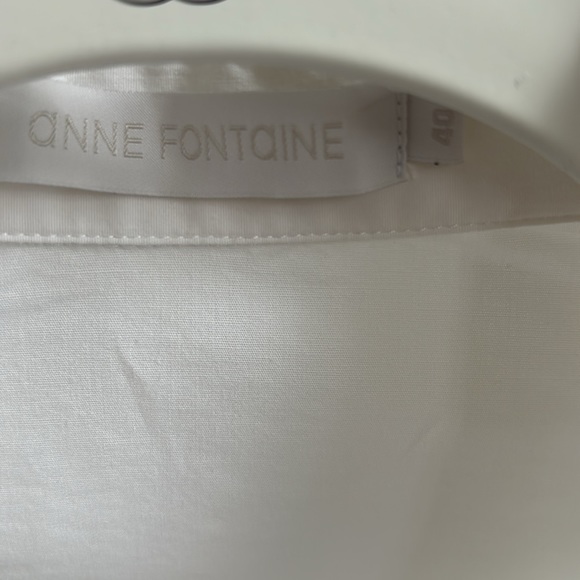 Anne Fontaine white blouse with full sleeves - Picture 2 of 4